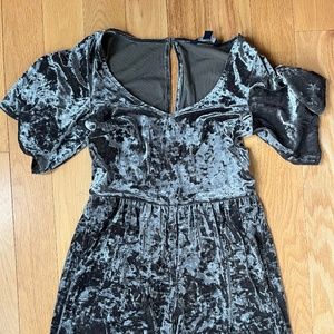 American Eagle Velvet Romper